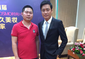 广州赏金国际与明星合影